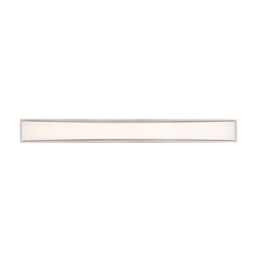 Z-Lite Baden 2 Light 46" Vanity, Brushed Nickel/Frosted White
