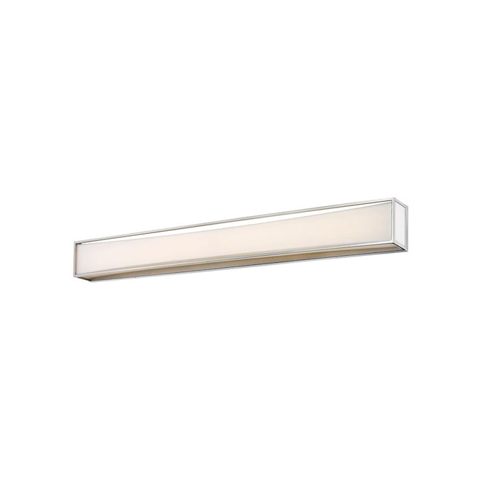 Z-Lite Baden 2 Light 46" Vanity, Brushed Nickel/Frosted White