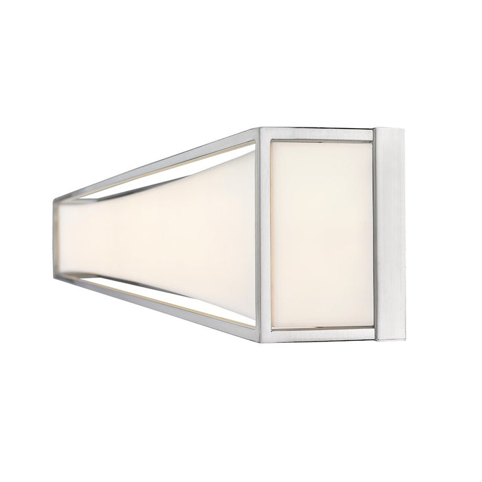 Z-Lite Baden 2 Light 46" Vanity, Brushed Nickel/Frosted White