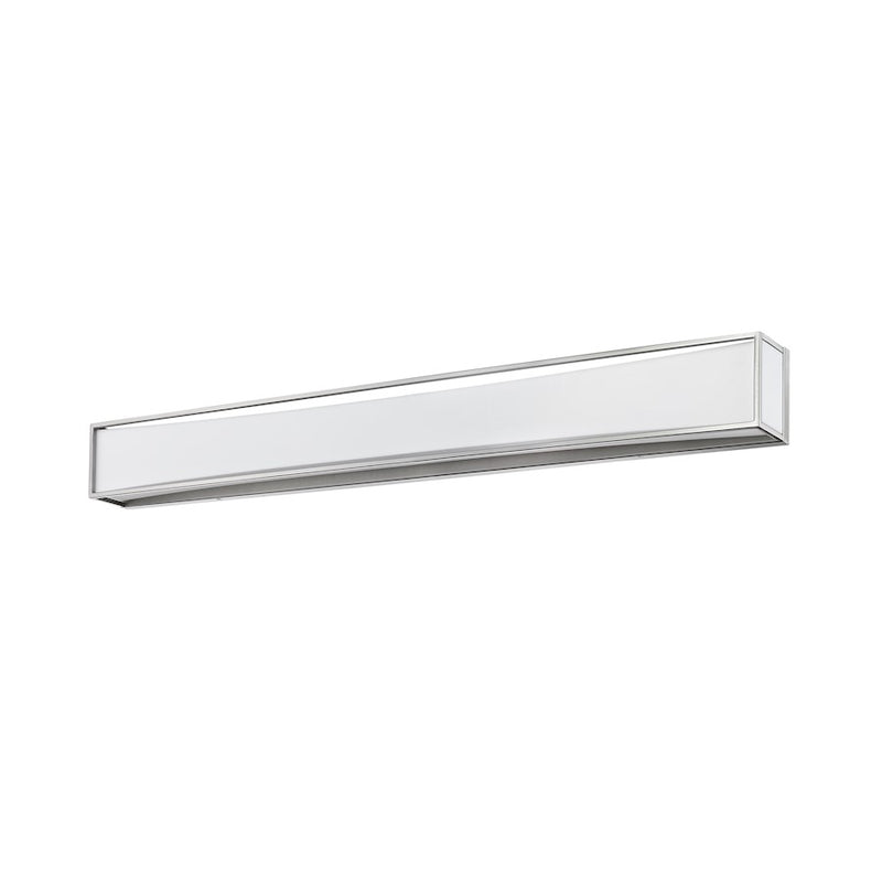 Z-Lite Baden 2 Light 46" Vanity, Brushed Nickel/Frosted White