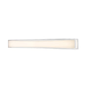 Z-Lite Baden 2 Light 46" Vanity, Chrome, Frosted White - 1933-46CH-LED