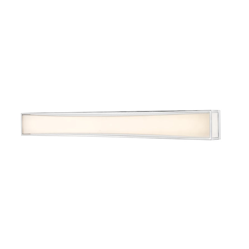 Z-Lite Baden 2 Light 46" Vanity, Chrome/Frosted White