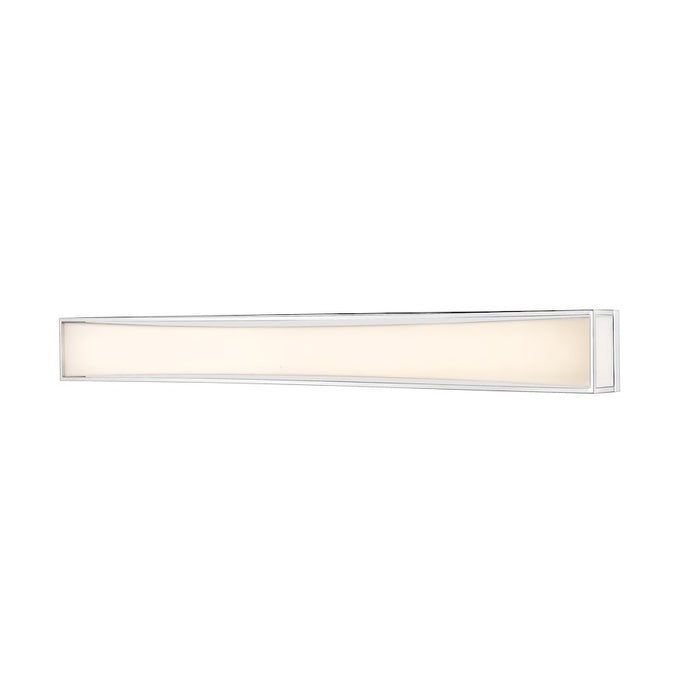 Z-Lite Baden 2 Light 46" Vanity, Chrome/Frosted White