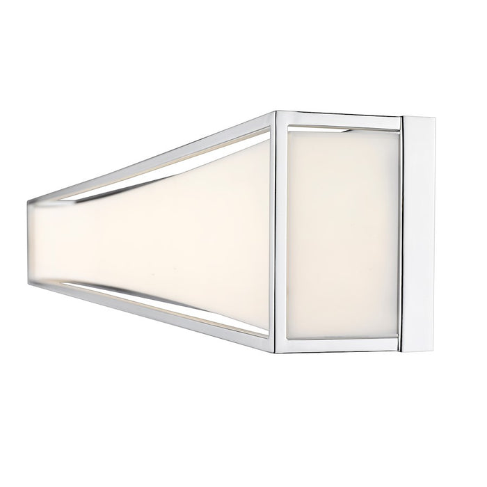 Z-Lite Baden 2 Light 46" Vanity, Chrome/Frosted White