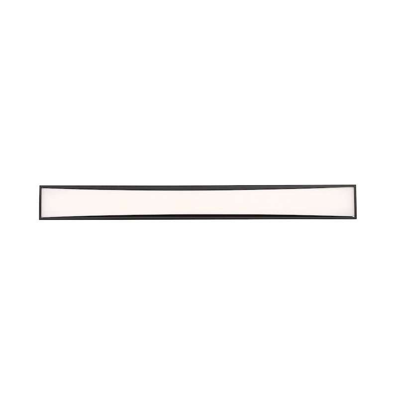 Z-Lite Baden 2 Light 46" Vanity, Matte Black/Frosted White