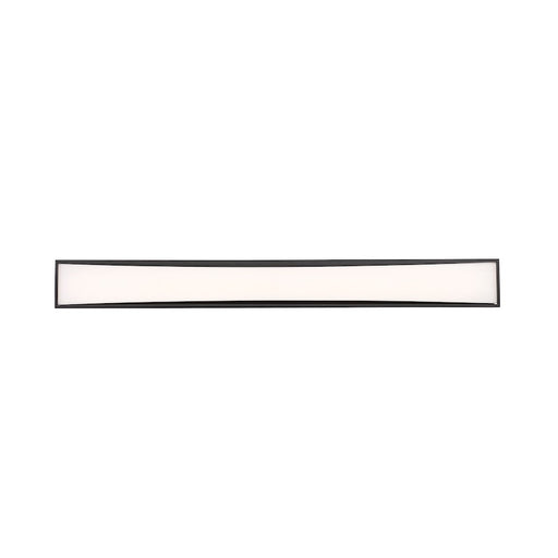 Z-Lite Baden 2 Light 46" Vanity, Matte Black/Frosted White