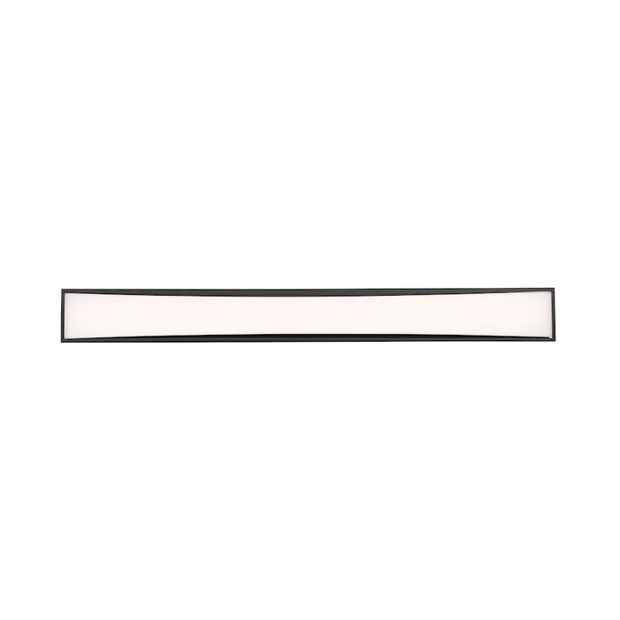 Z-Lite Baden 2 Light 46" Vanity, Matte Black/Frosted White