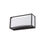 Z-Lite Baden 1 Light Vanity, Matte Black/Frosted White