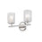 Z-Lite Dover Street 2 Light Vanity, Polished Nickel, Clear - 1934-2V-PN