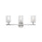 Z-Lite Dover Street 3 Light Vanity, Brushed Nickel/Clear