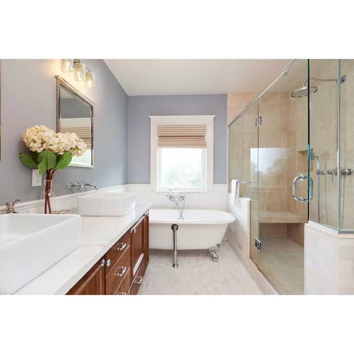 Z-Lite Dover Street 3 Light Vanity, Brushed Nickel/Clear