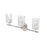 Z-Lite Dover Street 3 Light Vanity, Polished Nickel/Clear