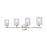 Z-Lite Dover Street 4 Light Vanity, Polished Nickel/Clear