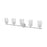 Z-Lite Dover Street 5 Light Vanity, Brushed Nickel/Clear