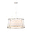 Z-Lite Lenyx Pendant 6 Light 23.5" Pendant, Brushed Nickel, White - 1935-26BN