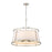 Z-Lite Lenyx  Pendant 6 Light 23.5" Pendant, Brushed Nickel/White