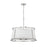 Z-Lite Lenyx  Pendant 6 Light 23.5" Pendant, Brushed Nickel/White