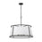Z-Lite Lenyx  Pendant 6 Light 23.5" Pendant, Iron Ore, White