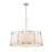 Z-Lite Lenyx Pendant 8 Light 27.5" Pendant, Brushed Nickel, White - 1935-32BN