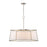 Z-Lite Lenyx  Pendant 8 Light 27.5" Pendant, Brushed Nickel/White