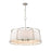 Z-Lite Lenyx  Pendant 8 Light 27.5" Pendant, Brushed Nickel/White