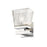 Z-Lite Astor 1 Light Wall Sconce, Chrome/Clear