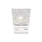 Z-Lite Astor 1 Light Wall Sconce, Chrome/Clear