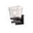 Z-Lite Astor 1 Light Wall Sconce, Matte Black/Clear