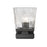 Z-Lite Astor 1 Light Wall Sconce, Matte Black/Clear