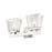 Z-Lite Astor 2 Light Vanity, Chrome/Clear