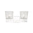 Z-Lite Astor 2 Light Vanity, Chrome/Clear