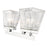 Z-Lite Astor 2 Light Vanity, Chrome/Clear