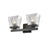 Z-Lite Astor 2 Light Vanity, Matte Black/Clear