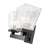 Z-Lite Astor 2 Light Vanity, Matte Black/Clear