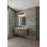 Z-Lite Astor 3 Light Vanity, Matte Black/Clear