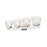 Z-Lite Astor 4 Light Vanity, Brushed Nickel/Clear