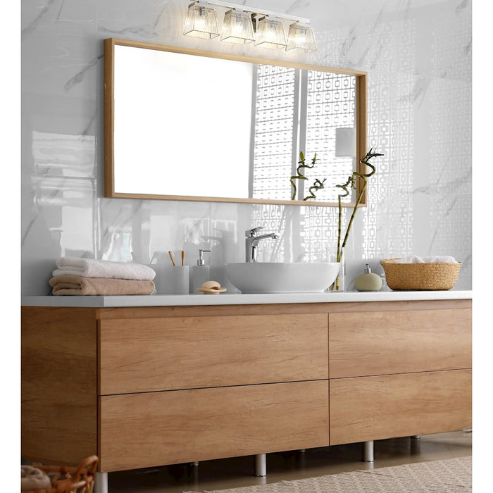 Z-Lite Astor 4 Light Vanity, Brushed Nickel/Clear