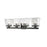 Z-Lite Astor 4 Light Vanity, Matte Black/Clear