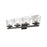 Z-Lite Astor 4 Light Vanity, Matte Black/Clear