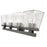 Z-Lite Astor 4 Light Vanity, Matte Black/Clear