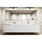 Z-Lite Astor 4 Light Vanity, Matte Black/Clear