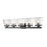 Z-Lite Astor 5 Light Vanity, Matte Black/Clear