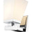 Z-Lite Astor 1 Light Wall Sconce, Chrome/Etched Opal