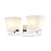 Z-Lite Astor 2 Light Vanity, Chrome/Etched Opal