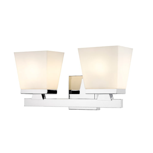 Z-Lite Astor 2 Light Vanity, Chrome/Etched Opal