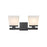 Z-Lite Astor 2 Light Vanity, Matte Black/Etched Opal