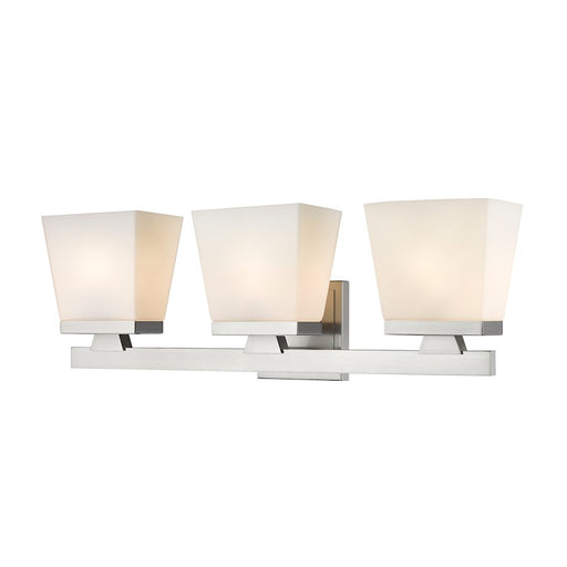 Z-Lite Astor 3 Light Vanity, Brushed Nickel/Etched Opal