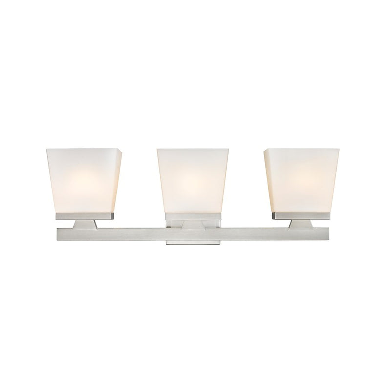 Z-Lite Astor 3 Light Vanity, Brushed Nickel/Etched Opal