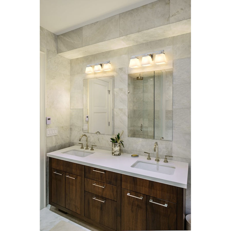 Z-Lite Astor 3 Light Vanity, Brushed Nickel/Etched Opal