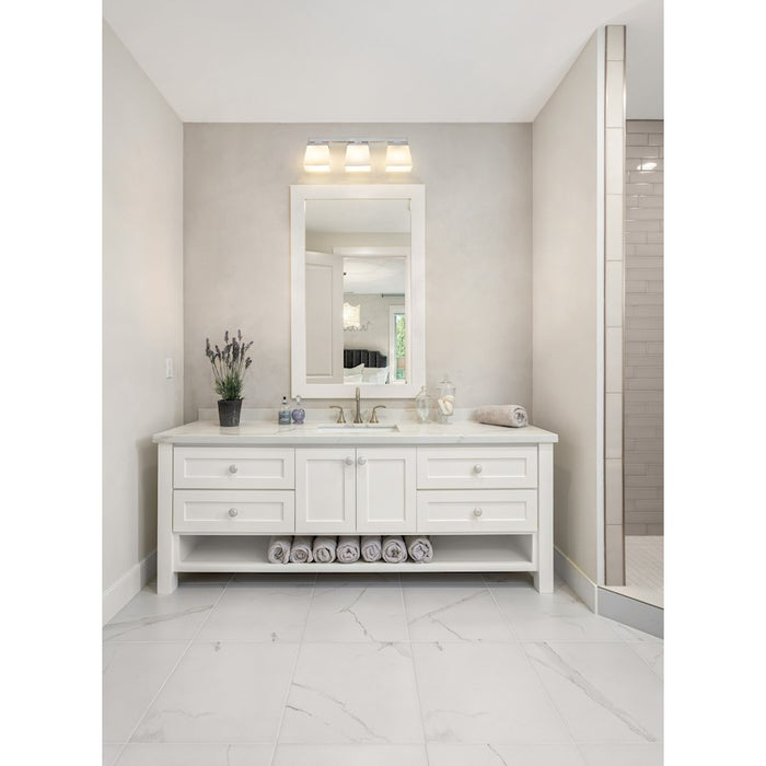 Z-Lite Astor 3 Light Vanity, Brushed Nickel/Etched Opal